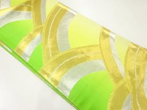 アンティーク　波模様織出し全通袋帯（材料）